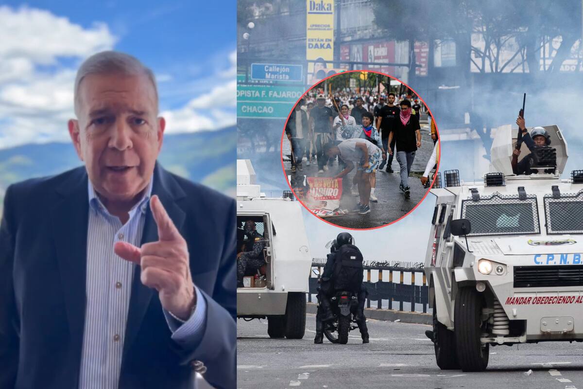 Venezuela: Edmundo González, opositor de Maduro, pide alto a la represión y respetar los votos
