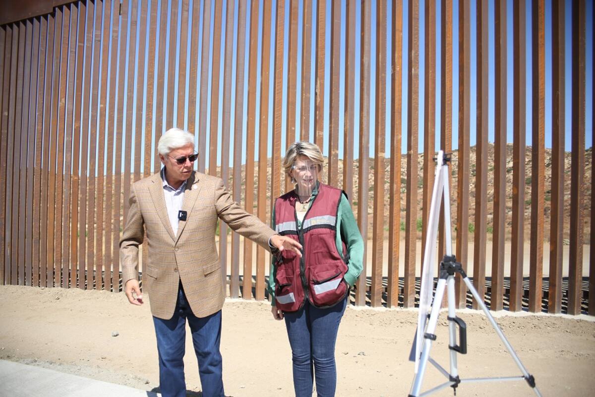 Informa Bonilla avance de obras en Tecate