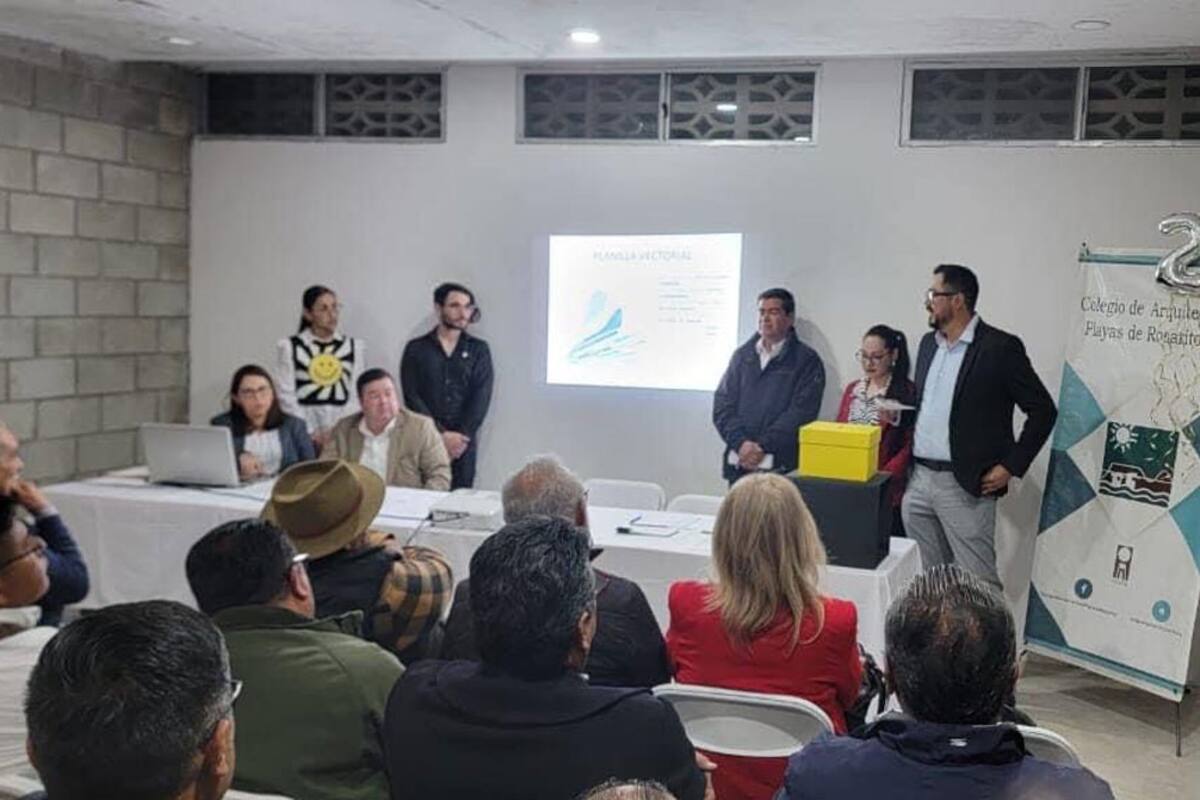 Colegio de Arquitectos de Rosarito renueva su presidencia