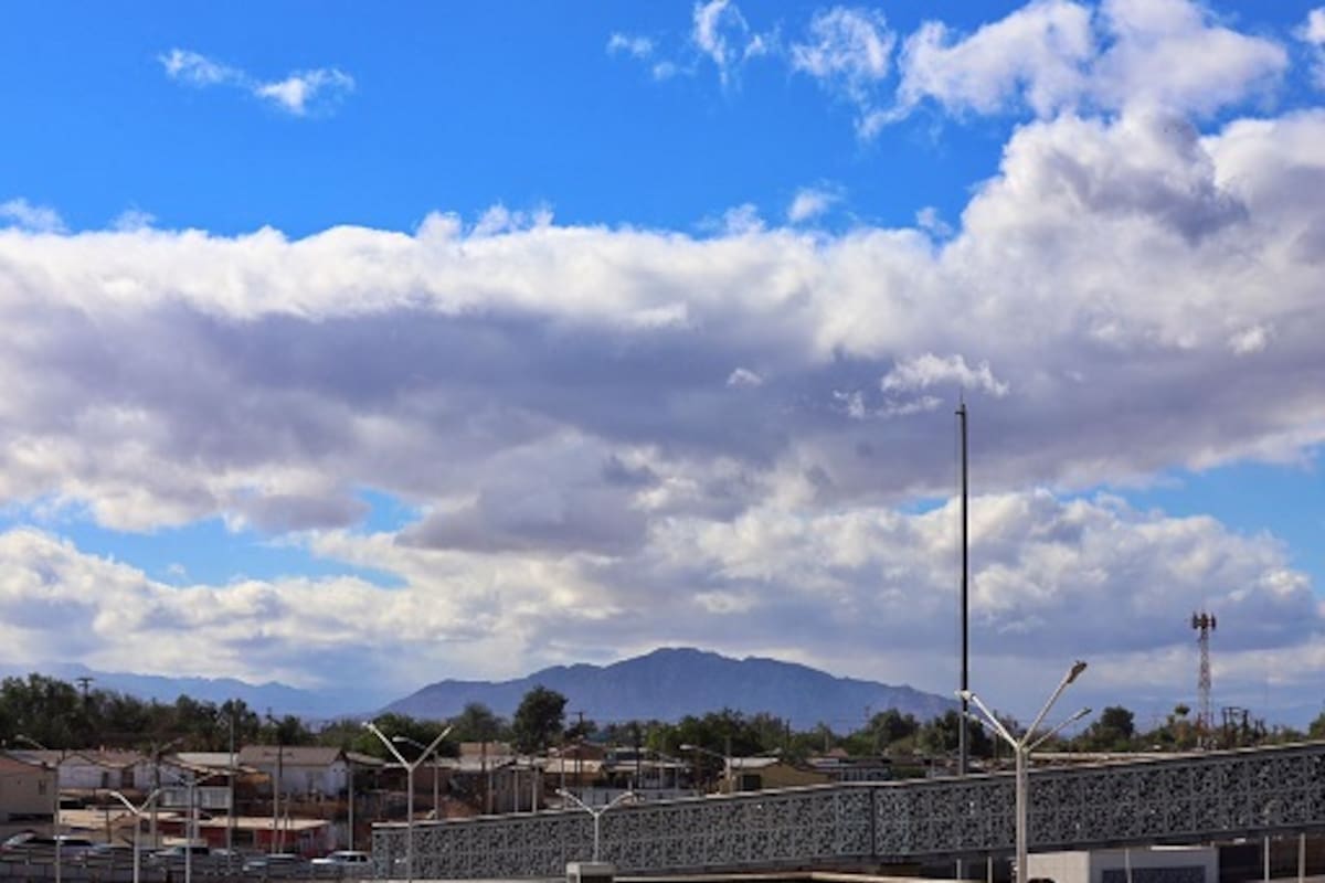 Martes fresco y soleado en Mexicali: mínima de 8°C por la noche