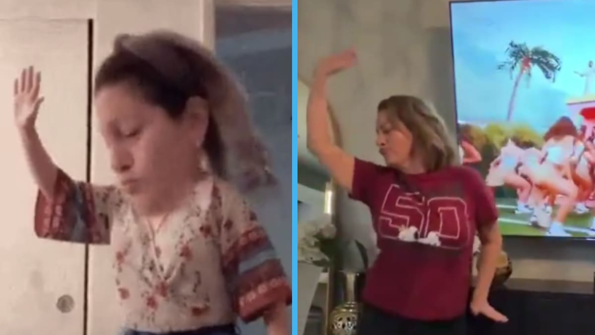 Señora “Safaera” recrea icónico meme tras el Super Bowl de Bad Bunny y vuelve a encender internet