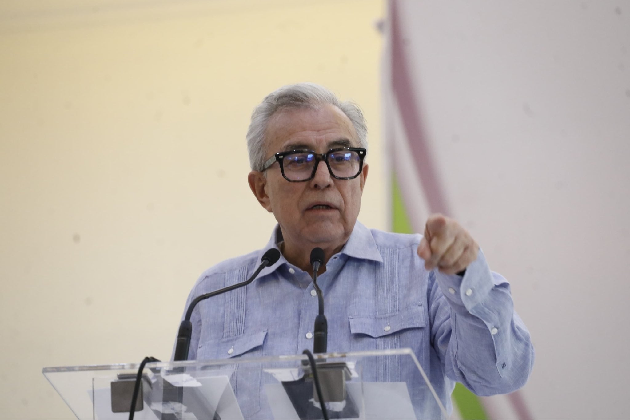 El gobernador de Sinaloa, Rubén Rocha Moya, en una fotografía de archivo. | Crédito: X @rochamoya_