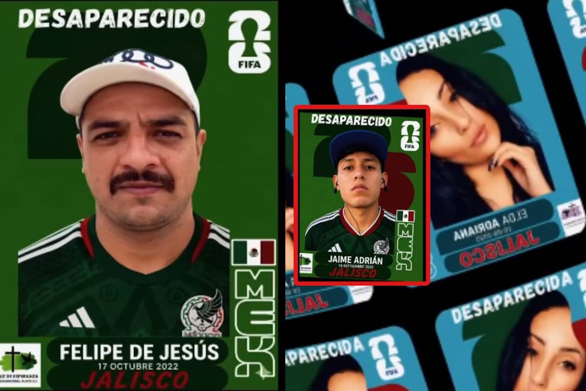 En Jalisco, familiares de desaparecidos transformaron las fichas de búsqueda en tarjetas coleccionables; actualmente en México se reportan más 130 mil personas desaparecidas