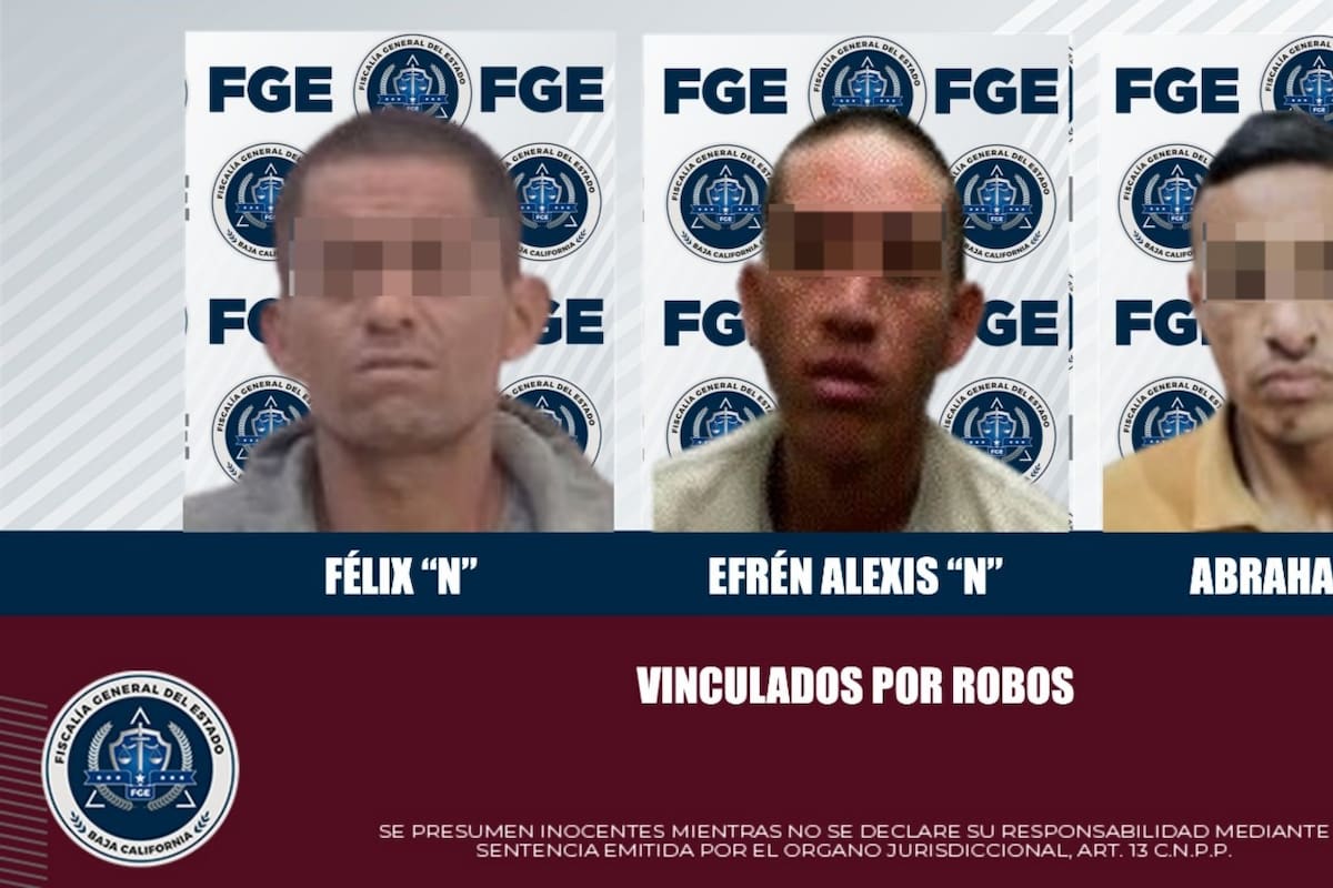 Implicados en robos quedan en prisión preventiva