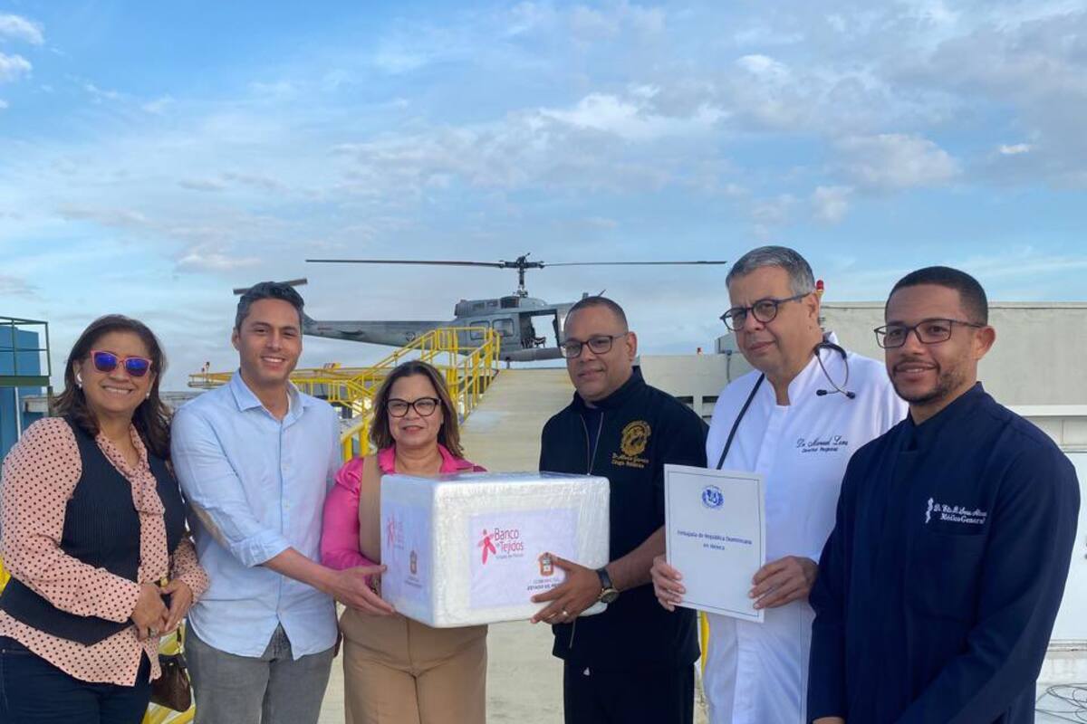 México dona piel humana para víctimas de quemaduras en República Dominicana