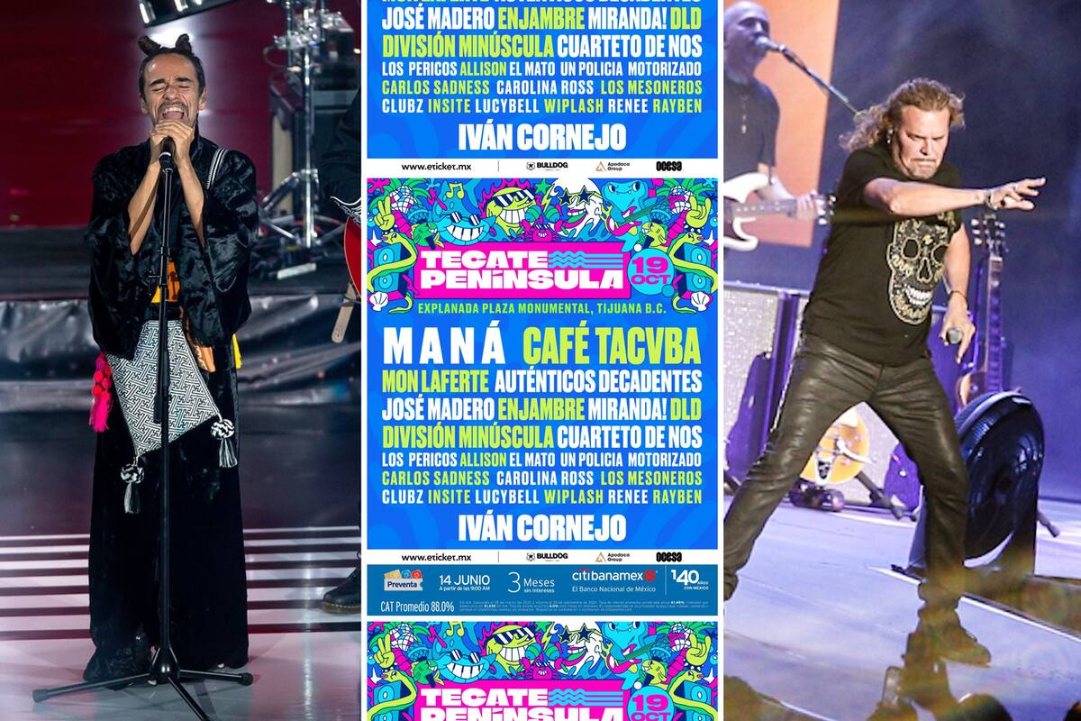 Abanderan Maná y Café Tacvba el Tecate Península