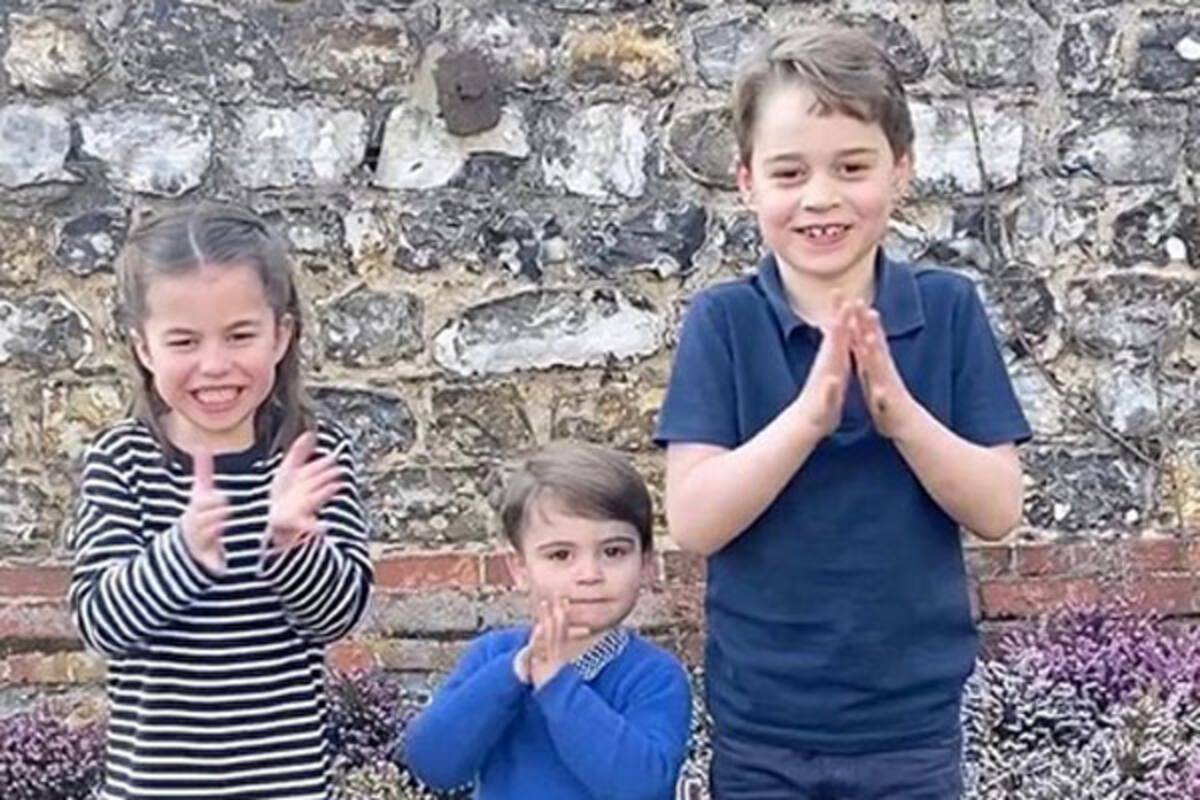 Reaparecen hijos del Príncipe William tras rumores de contagio de coronavirus