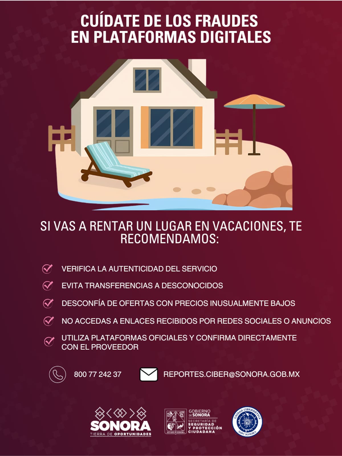 La Secretaría de Seguridad en Sonora alertó sobre un incremento de fraudes en plataformas digitales durante Semana Santa.