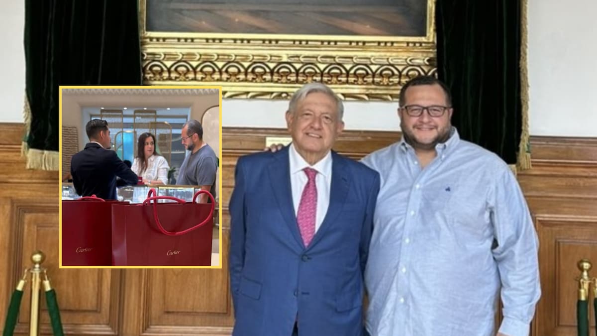 Carolyn Adams, nuera de AMLO, denuncia acoso y difamación en redes tras difundirse fotos donde aparece con José Ramón López Beltrán en una tienda Cartier de Cancún