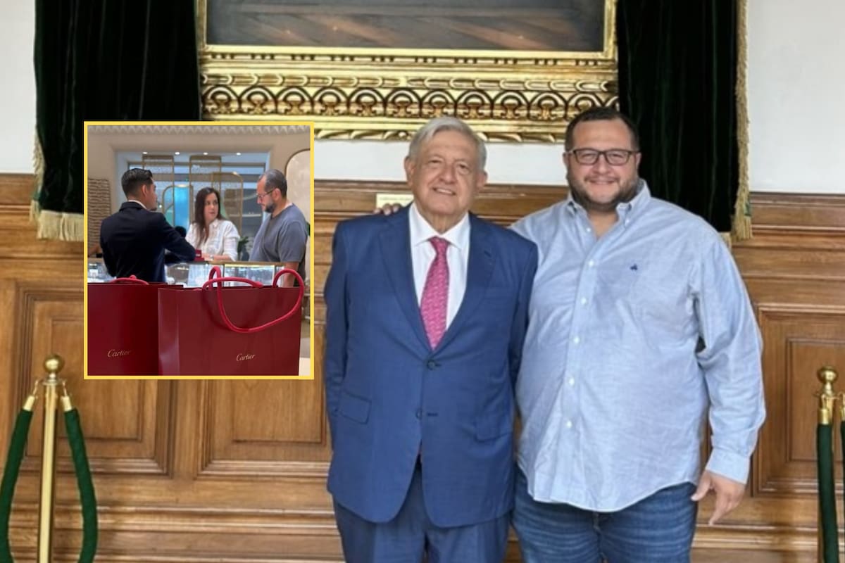 Carolyn Adams, nuera de AMLO, denuncia acoso y difamación en redes tras difundirse fotos donde aparece con José Ramón López Beltrán en una tienda Cartier de Cancún