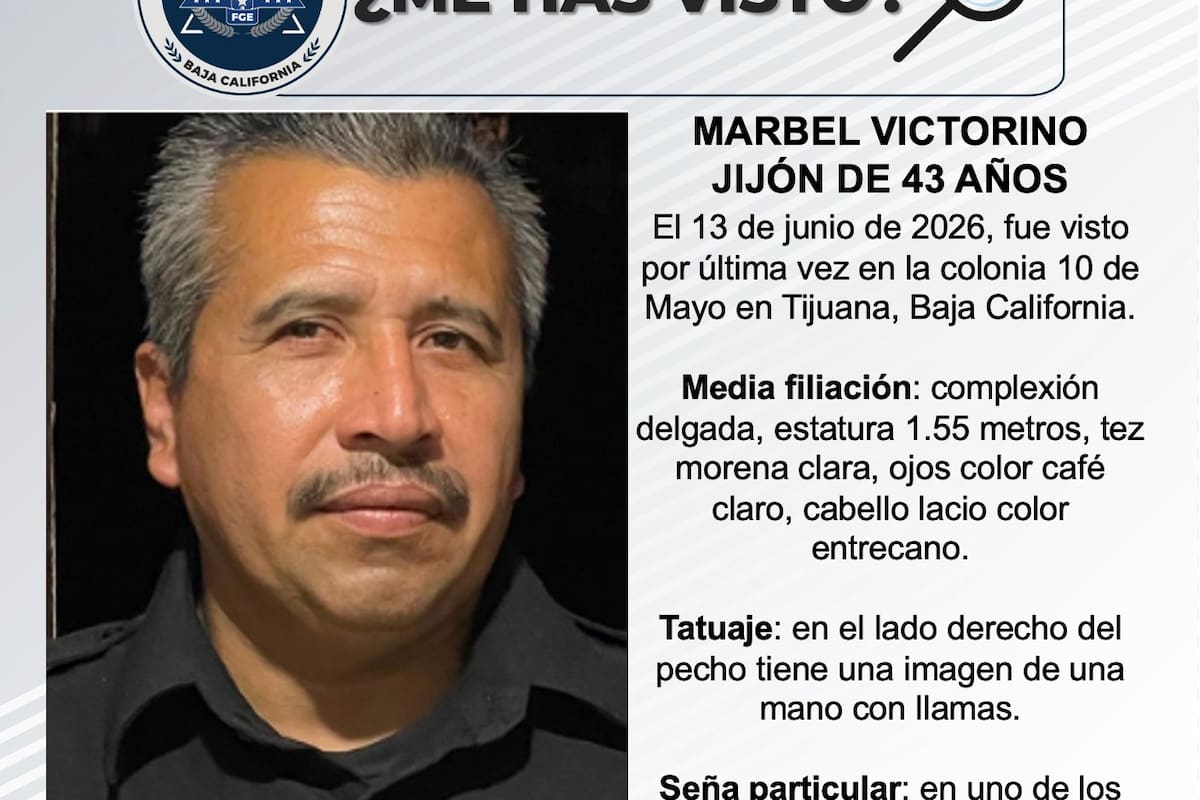 Se busca Marbel Victorino Jijón de 43 años de edad