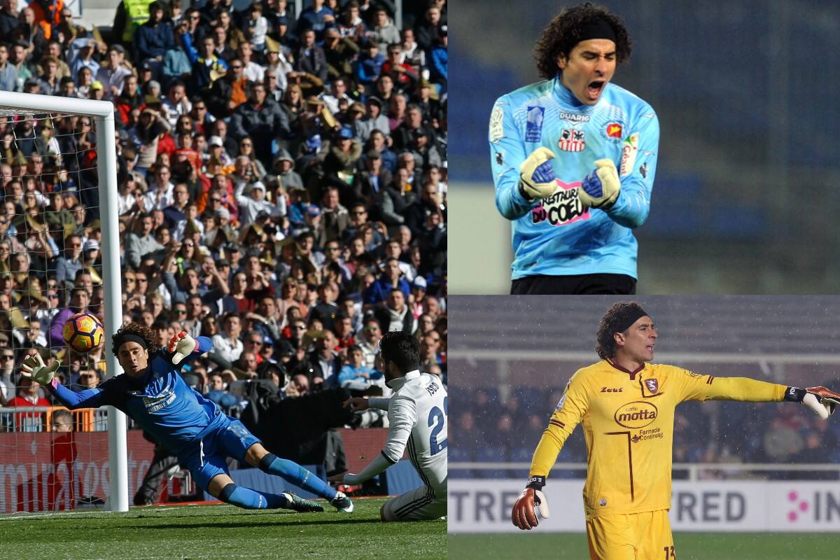 Equipos con los que descendió Guillermo Ochoa en Europa