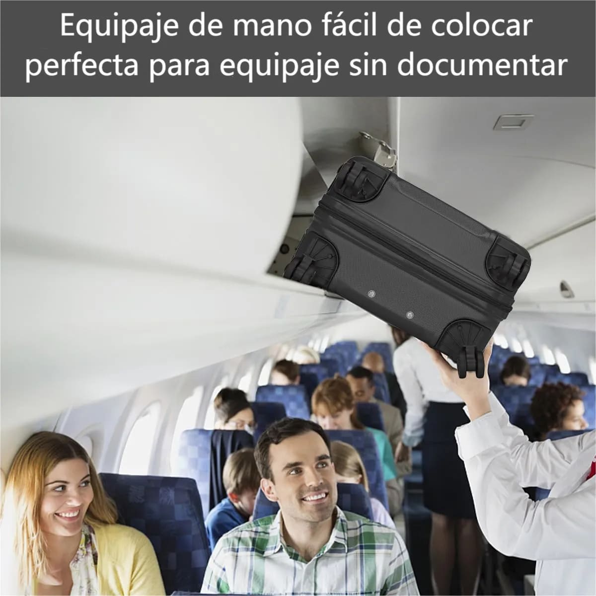 Set de maletas de viaje rígidas con sistema de 360° | Captura Mercado Libre