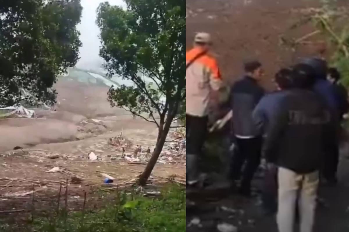 Deslizamiento de tierra en Indonesia deja al menos ocho muertos y más de 80 desaparecidos tras lluvias torrenciales en la isla de Java