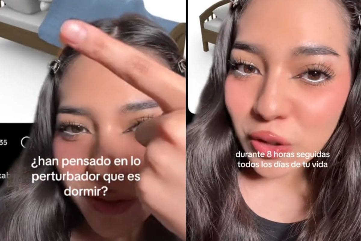 Mujer se cuestiona sobre lo “perturbador” que es dormir