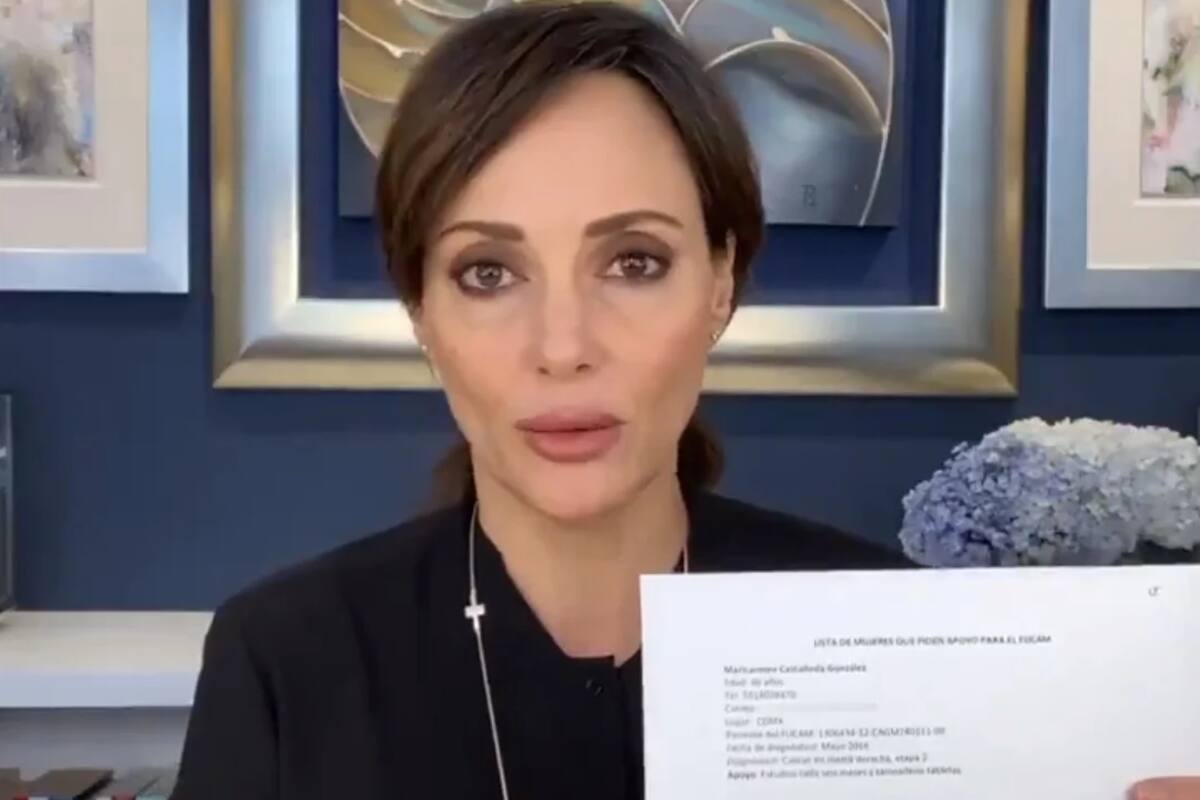 Lilly Téllez manda carta a Gatell sobre cáncer; oficina la rechaza, asegura