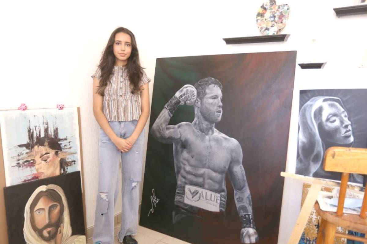Pinta a “El Canelo” y él ¡Le compra el cuadro!