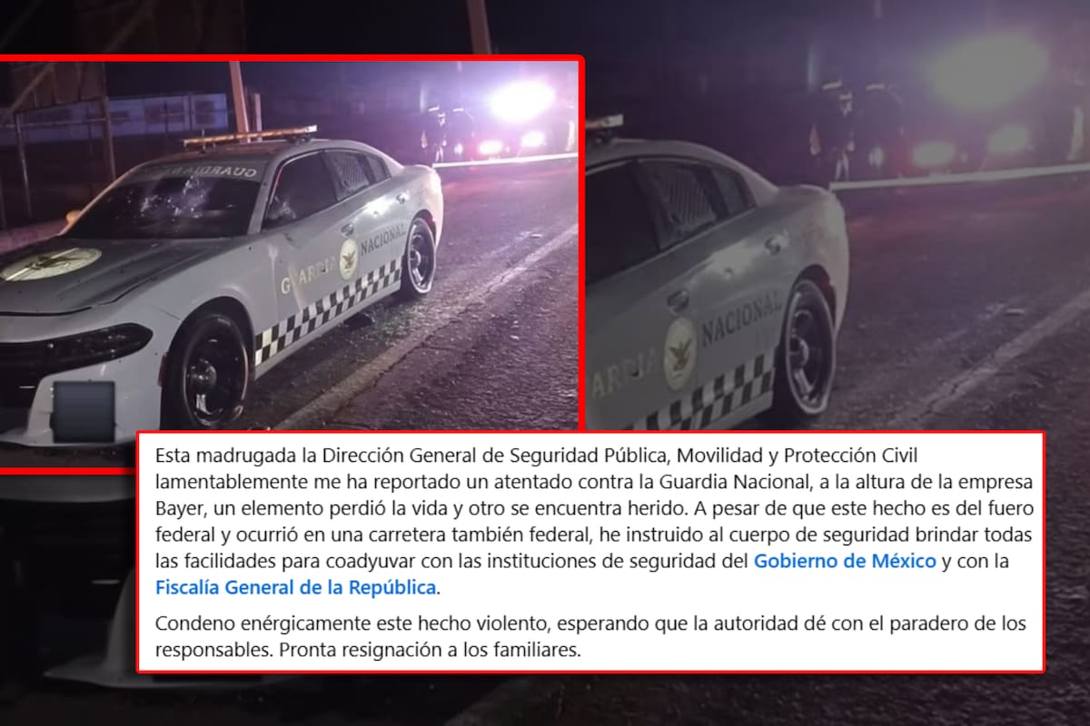Emboscada deja un agente de la Guardia Nacional muerto y otro herido en Guanajuato