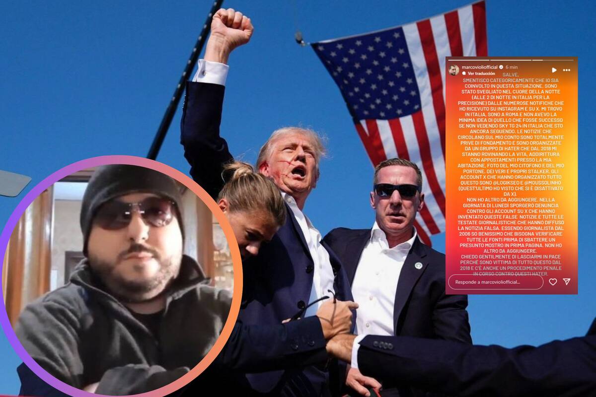 Marco Violi desmiente su implicación en el atentado contra Donald Trump: “Las noticias que circulan sobre mi persona carecen totalmente de fundamento”