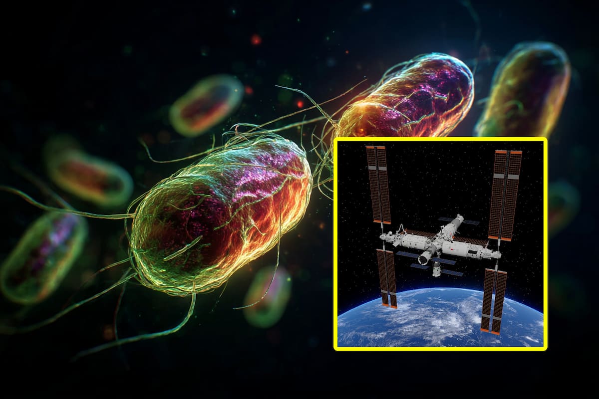 Chinos descubren una bacteria “aterrorizante” en su estación espacial que desafía los límites de la supervivencia y desata preocupación