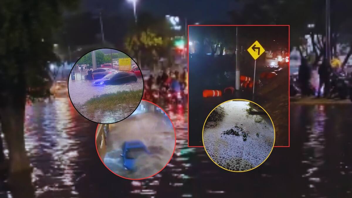 Las lluvias registradas la noche del lunes 21 de abril causaron inundaciones y afectaciones viales en diferentes municipios de la zona poniente del Valle de México. Foto: Especial (capturas de video/X)