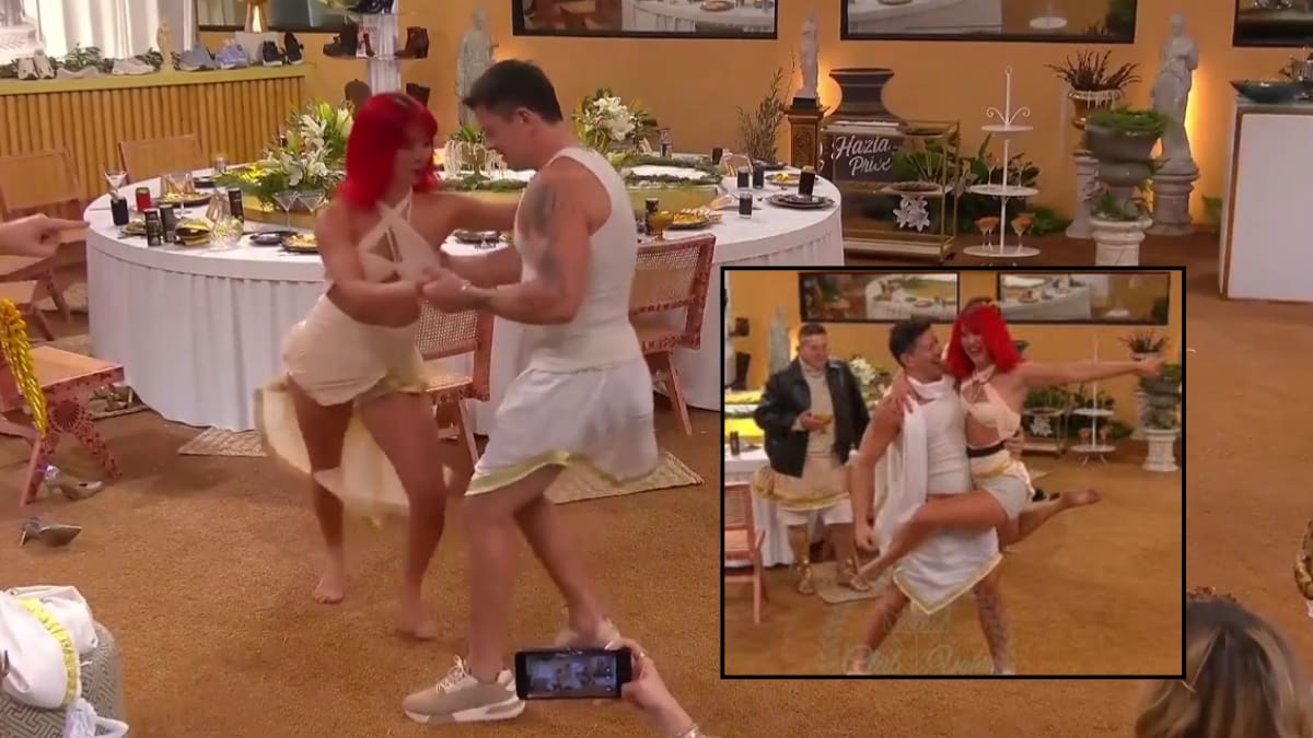 Yahir y Flor deslumbran en la pista de baile en La Casa de los Famosos