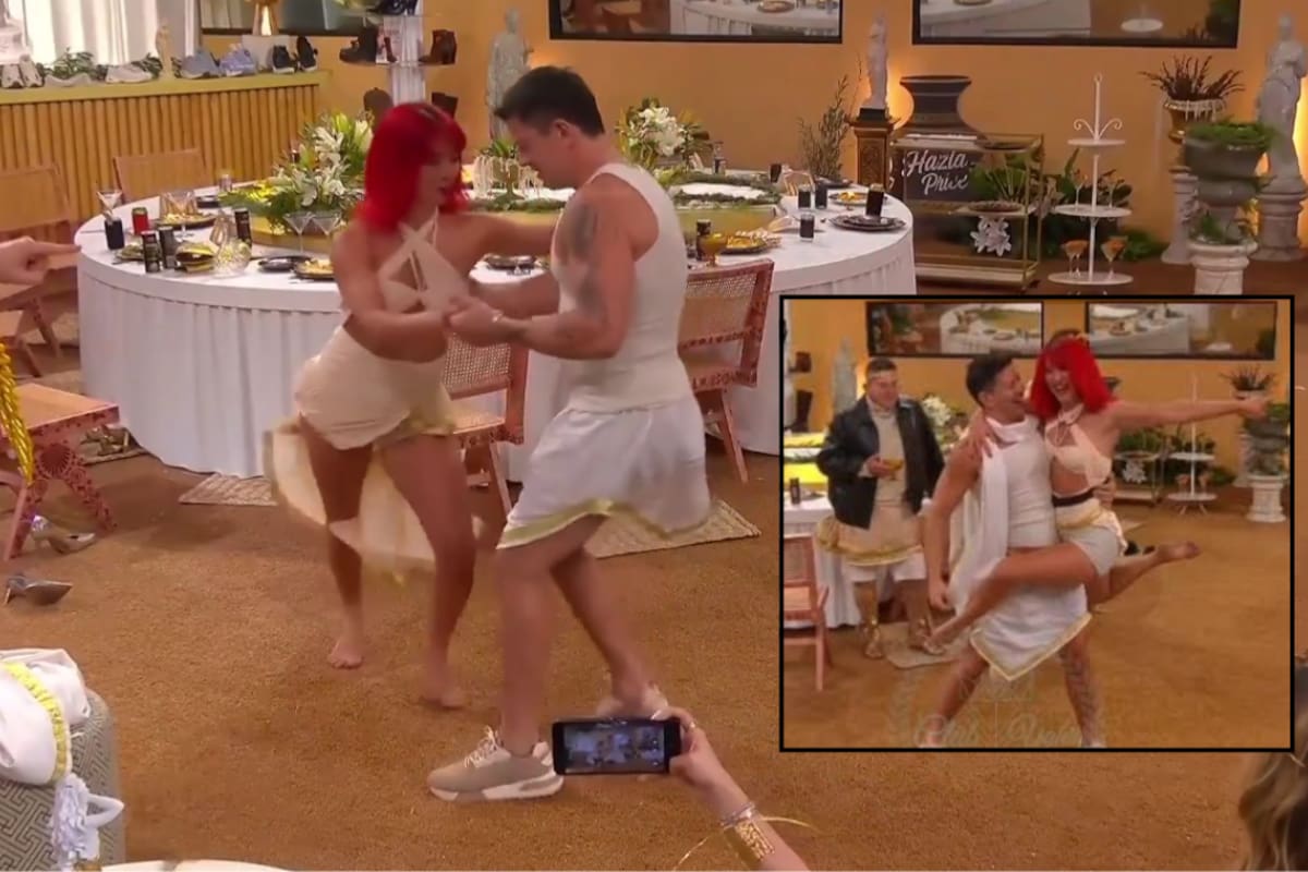 Yahir y Flor deslumbran en la pista de baile en La Casa de los Famosos