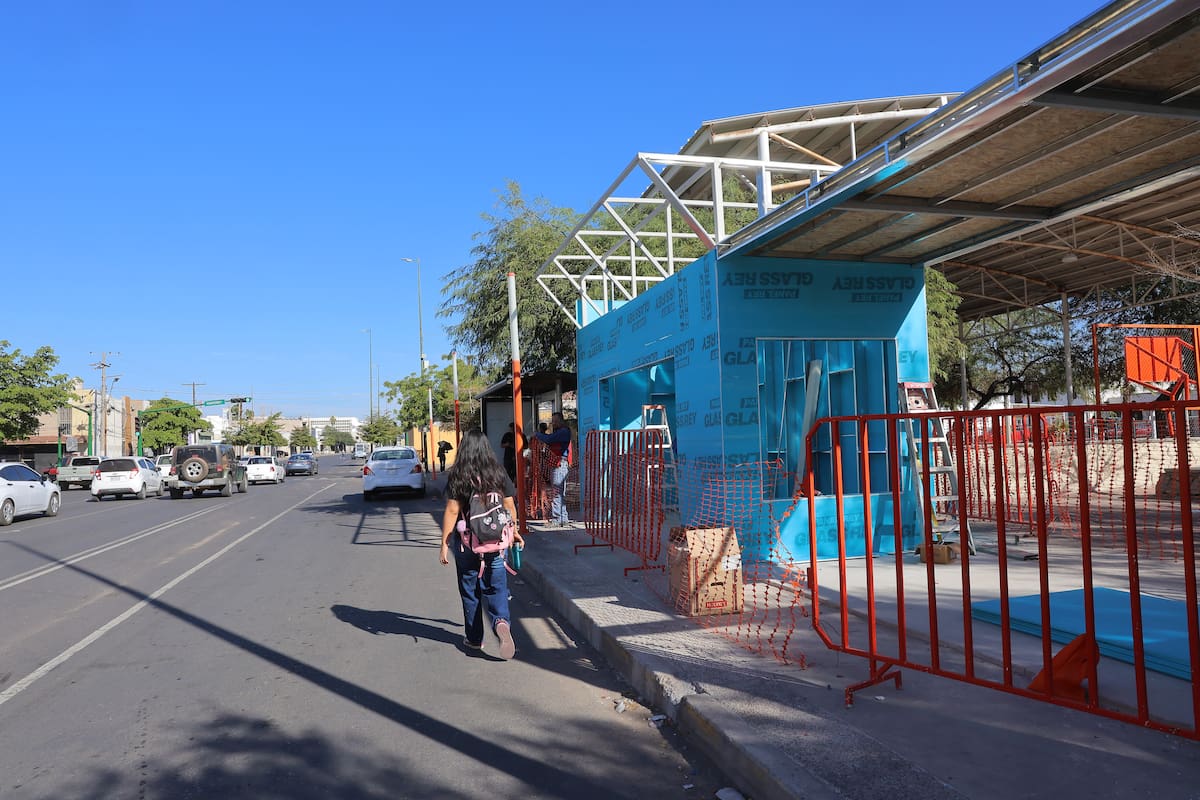 Paradas de camión “sustentables” en Hermosillo quedarán listas este año