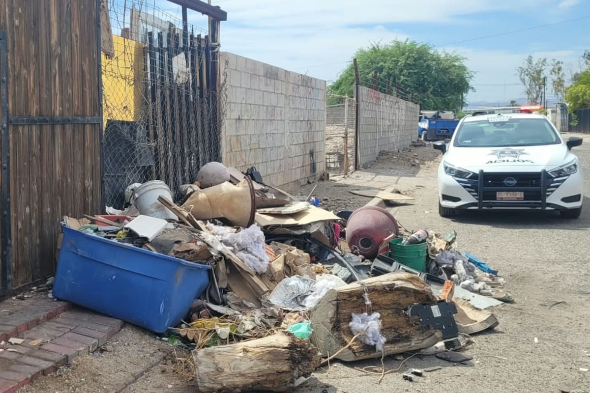 Multan con 11 mil 731 pesos una casa por acumulación de basura en Mexicali