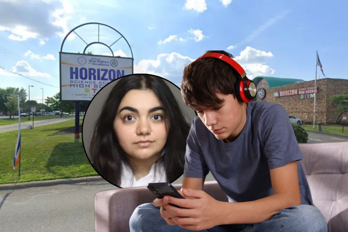 Una maestra de secundaria de 28 años fue acusada de sostener una relación sexual con un estudiante durante varios meses; los investigadores hallaron en su teléfono numerosos mensajes de texto de contenido perturbador.