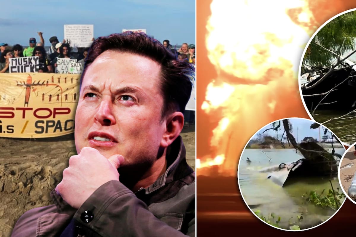 SpaceX, la empresa de Elon Musk ubicada en Texas, pide ayuda a México para recuperar restos del cohete que explotó y otra “basura espacial” que cayeron en Tamaulipas