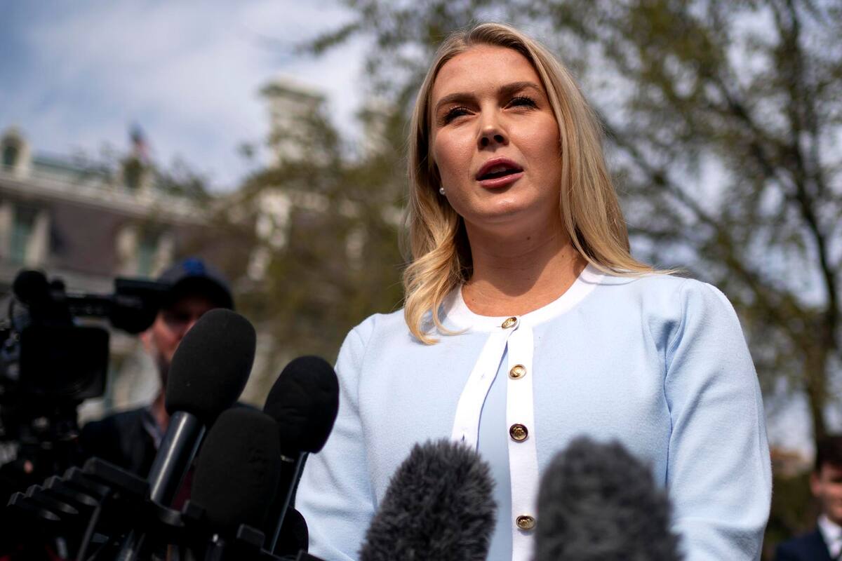 Archivo: Karoline Leavitt, secretaria de prensa de la Casa Blanca. | Crédito: EFE/EPA/BONNIE CASH / POOL