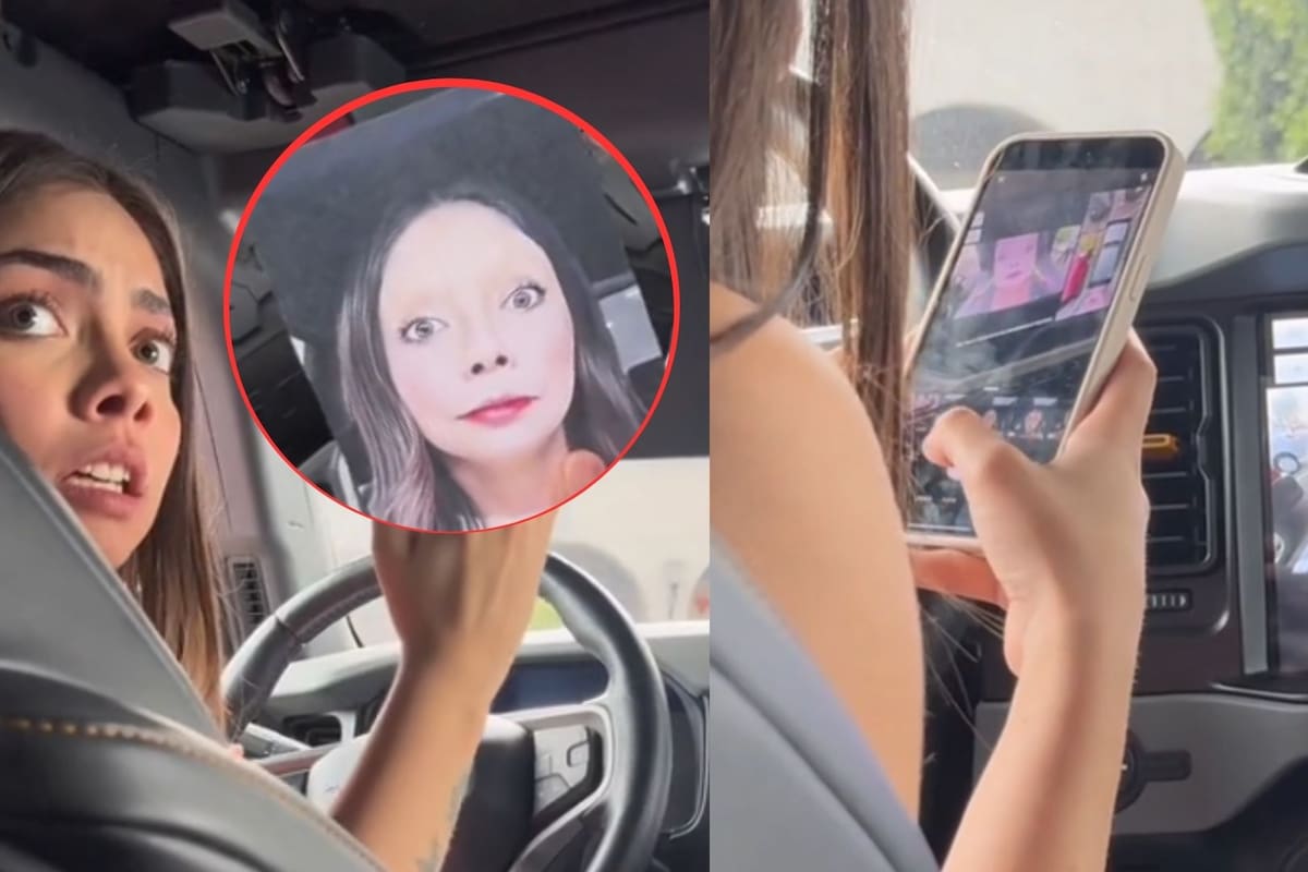 Tiktoker asusta a su novia con su propia fotografía