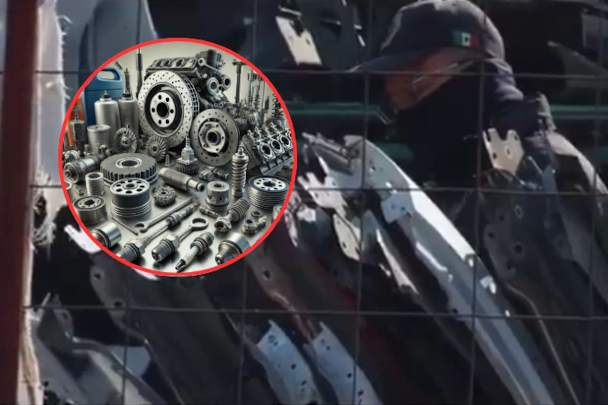 Operación Cazador asegura más de 1,800 toneladas de autopartes ilegales en cinco alcaldías de la Ciudad de México