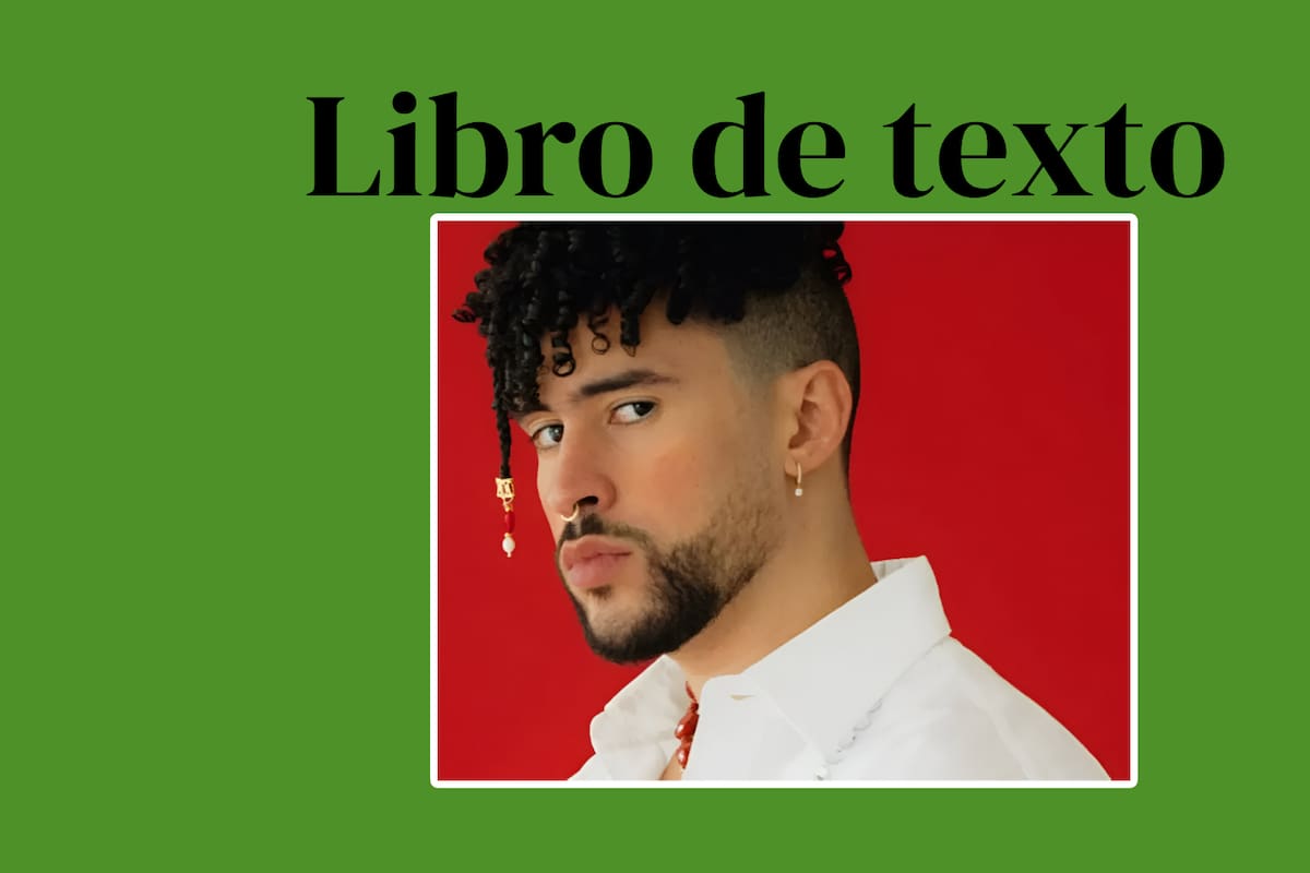 ¿Por qué Bad Bunny sale en un libro de texto, es de la SEP?