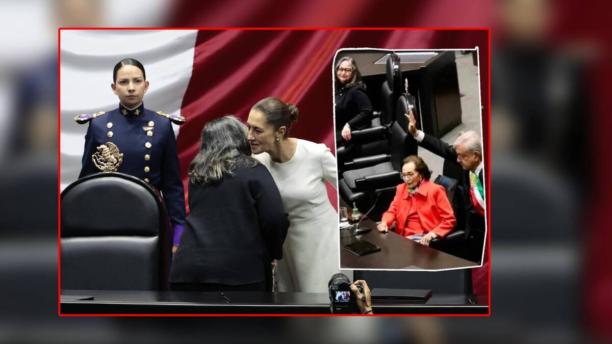 Luego de que AMLO no saludara a Norma Piña, Sheinbaum si lo hizo. | Especial