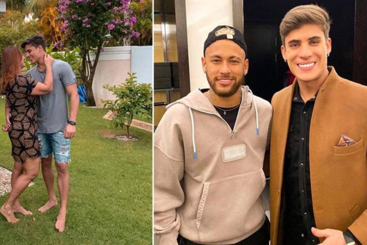 ¡Padrastro! Sorprende mamá de Neymar con novio gamer y más joven que su hijo
