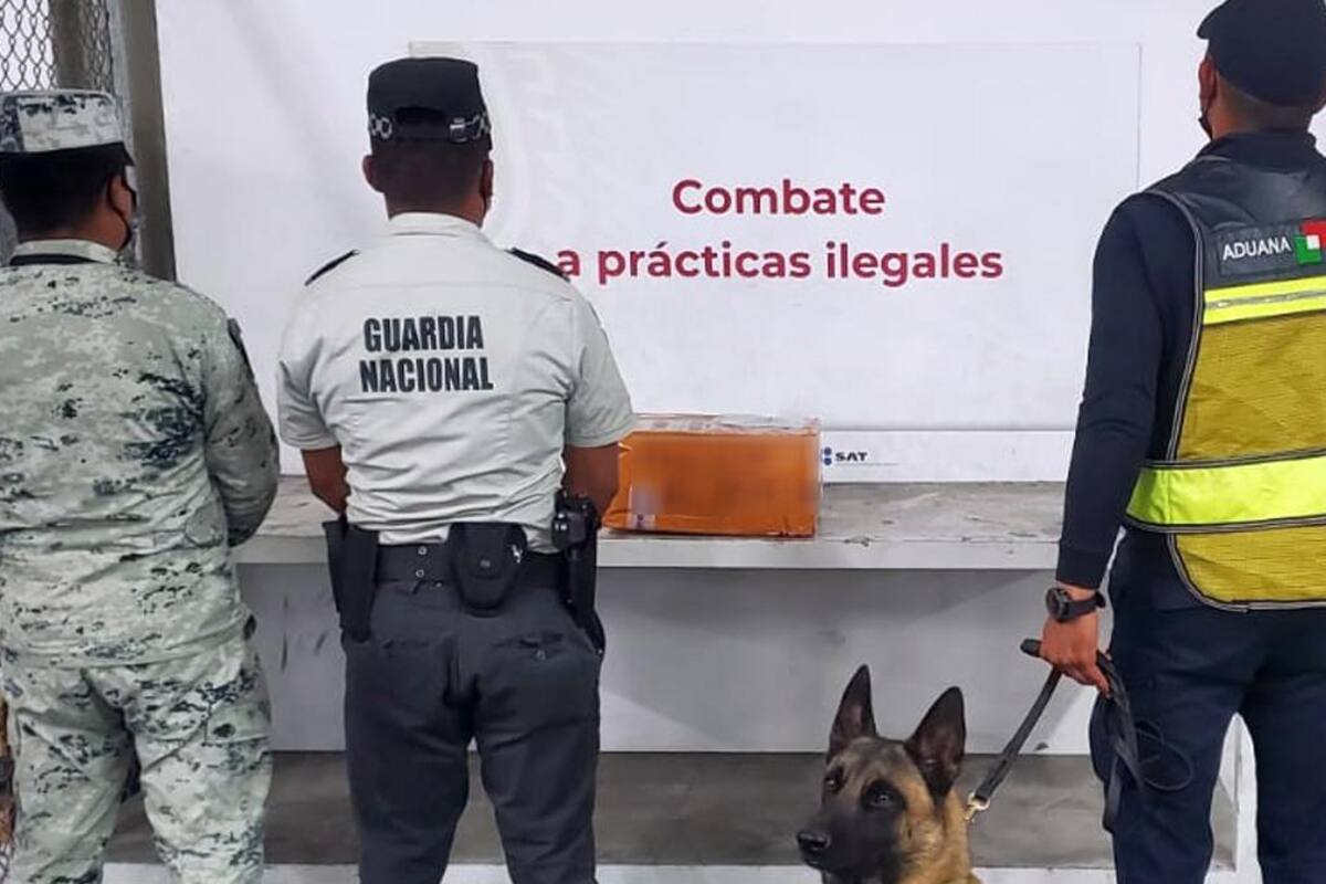 Decomisan fentanilo procedente de Hong Kong en Aeropuerto de Tijuana