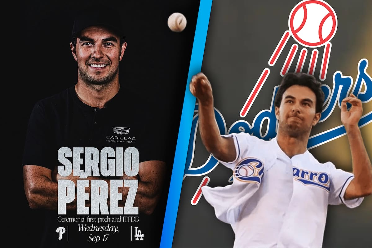 ‘Checo’ Pérez lanzará la primera bola en Dodger Stadium