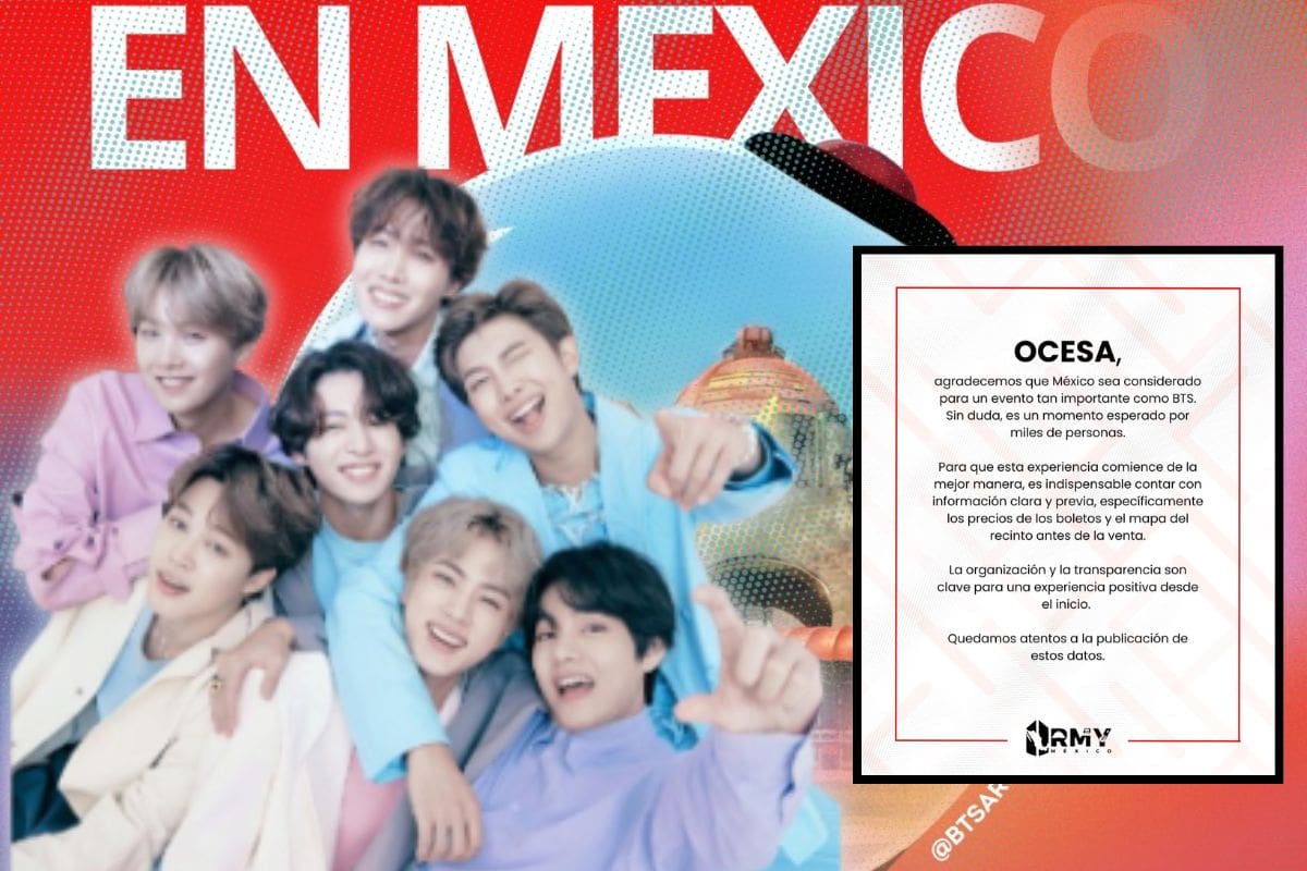 ARMY México exige transparencia a Ocesa por conciertos de BTS en 2026: piden precios y mapa del Estadio GNP antes de la preventa de boletos