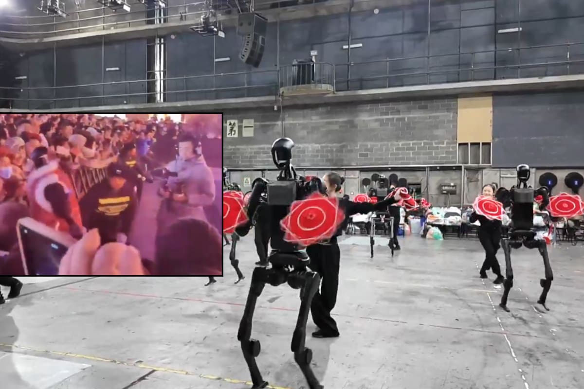 VIDEO: Robot IA pierde el control en un festival en China y causa pánico entre los asistentes