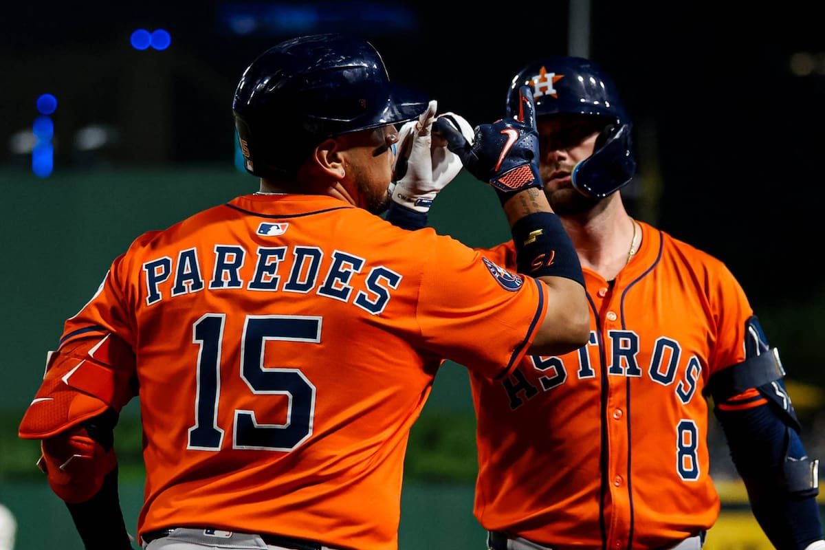 ¡Imparable Isaac Paredes! Dos jonrones del sonorense en triunfo de Astros en Pittsburgh