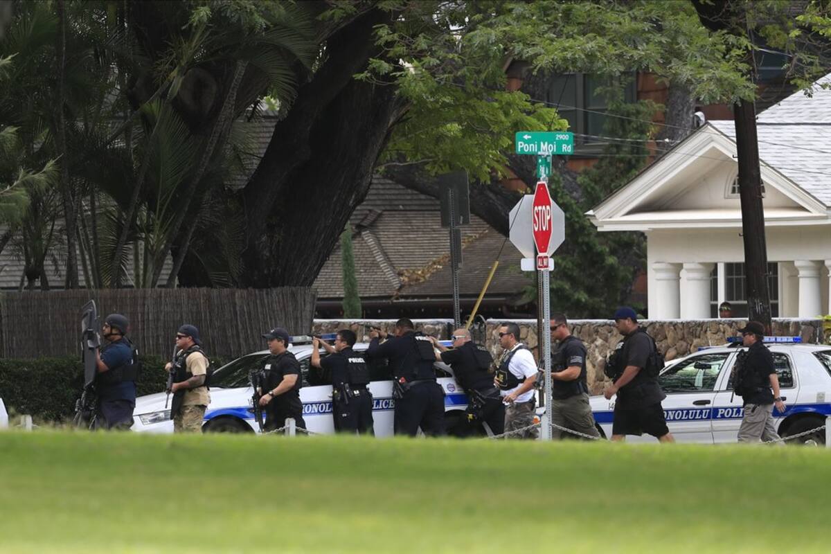 Tiroteo en Honolulu, Hawai, deja dos policías muertos y se desata incendio