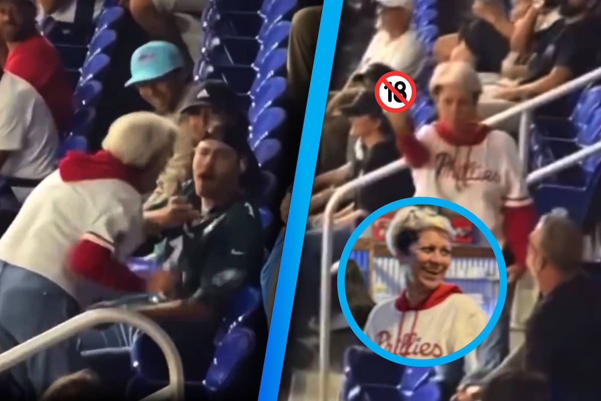 Nuevos videos exponen a la “Karen de los Phillies” discutiendo con otro hombre y haciendo una señal obscena a los aficionados