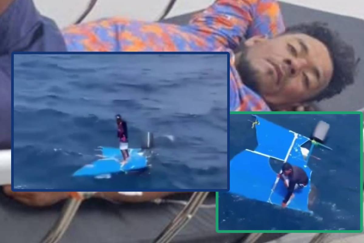 ¡Vivo de milagro! Rescatan a un pescador tras pasar cinco días a la deriva en Venezuela; sus otros tres compañeros murieron en el mar