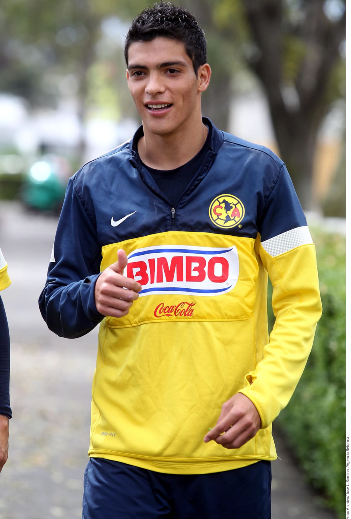 Raúl Jiménez con el Club América en 2013. (Foto: Archivo GH)
