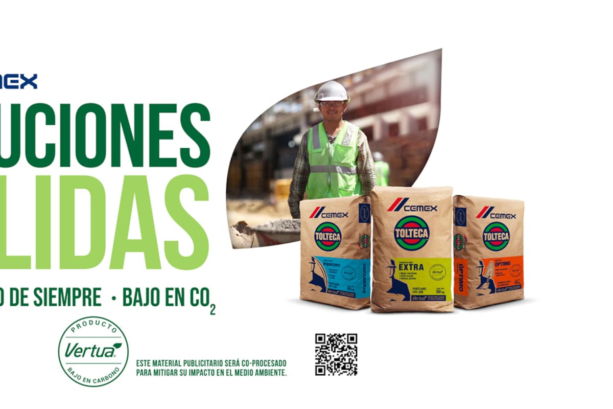 Cemex lanza cemento Vertua® en México para reforzar combate a cambio climático