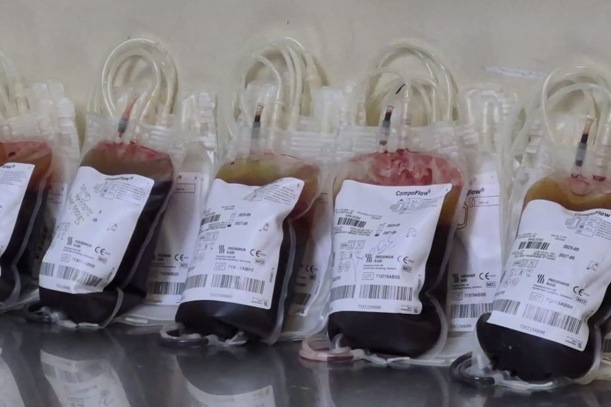 Tiene HGT reserva de sangre solo para una semana