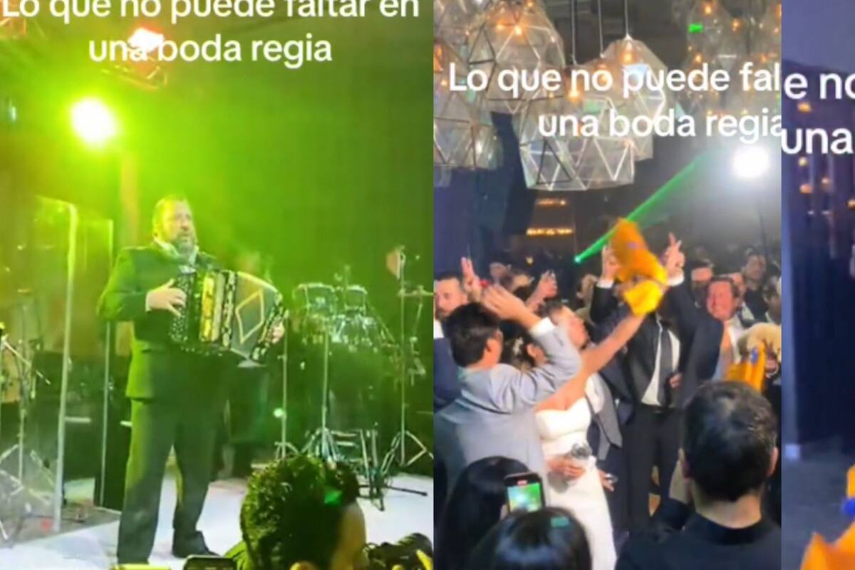 “Quiero una así”: Boda se vuelve viral por invitar a Grupo Pesado y una botarga de Tigres