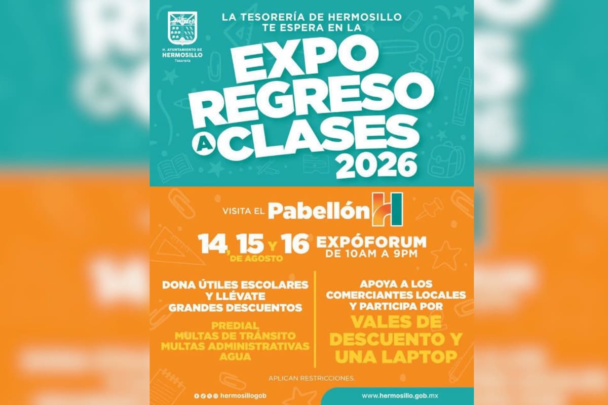 Invitan a Expo Regreso a Clases con descuentos de hasta 30%